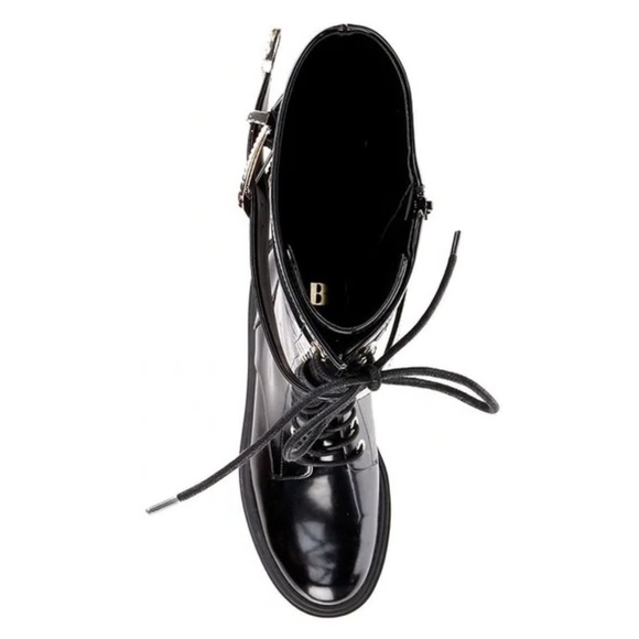 NEW GB Gianni Bini Sky Scraper Lace-Up Lug Sole Platform Tall Combat Boots - Picture 5 of 5